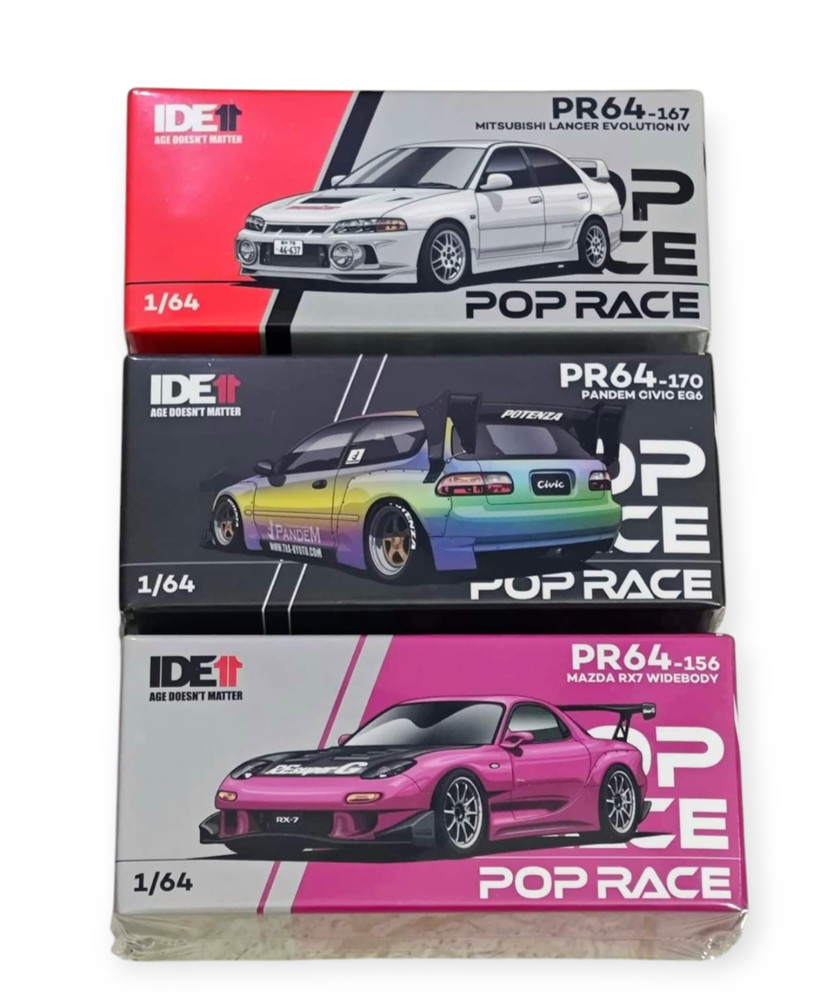 Lot of Pop Race Indonesia Diecast Expo IDE 2024 Collection Set of
