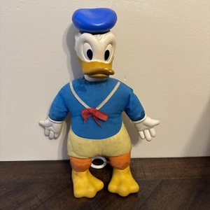 1972 Vintage Horsman Colls Donald Duck weiche Vinyl-Plüschpuppe - FUNKTIONIERT! - Bild 1 von 6