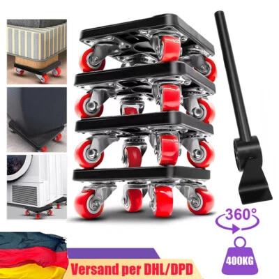 5tlg. Transportroller Set 400 kg Möbelheber Umzughelfer Möbelrollen Möbelrücker - Bild 1 von 4