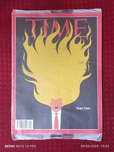 New Sealed jan 2018 Time magazine Trump Year One NO LAB - Foto 1 di 2