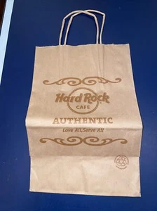 HARD ROCK CAFE 9x13 Authentic Merchandise PAPIERTÜTE Love All, Serve All - Bild 1 von 4
