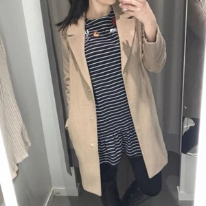 Wollmantel beige, Mantel kurzmantel von primark, 38 Damenmantel Jacke schlicht - Bild 1 von 5