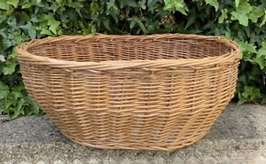 OVALER GROSSER RUSTIKALER KORB ~ LANDHAUS SHABBY CHIC - Bild 1 von 2