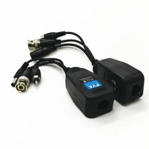 8MP BNC CCTV Cable Coaxial Video RJ45 Twisted Pair 3 in 1 Coaxial Cable Passive - Picture 1 of 8