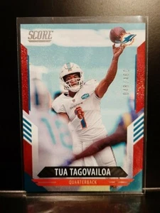 Tua Tagovailoa 2021 Score Punto Rosso Parallelo #28 Numero 162/460 - Foto 1 di 6