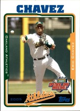 2005 Topps Opening Day Oakland Athletics Baseball Card #148 Eric Chavez