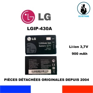 BATTERIE ORIGINALE LG LGIP-430A LGIP-431A 3,7V ORIGINAL AKKU ACCU BATTERY OEM - Photo 1 sur 6