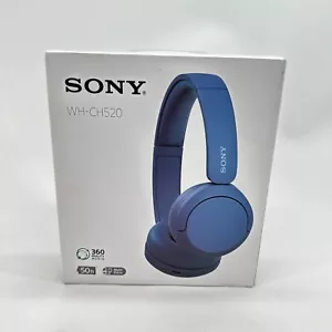 Sony WH-CH520 Wireless On The Ear Kopfhörer Blau 360 Reality Audio - Bild 1 von 7