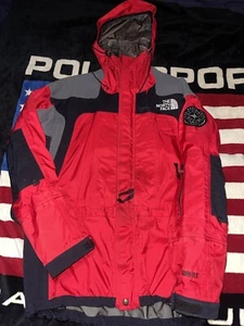 THE NORTH FACE Search & Rescue GORE-TEX Red Jacket Size Large Rare 90’s - Picture 1 of 14