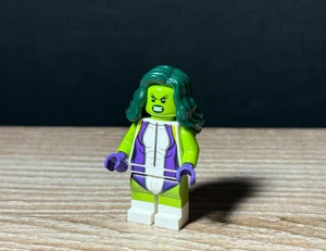 LEGO Marvel Super Heroes She-Hulk Minifigur grüner Anzug selten sh0373 76078 - Bild 1 von 2