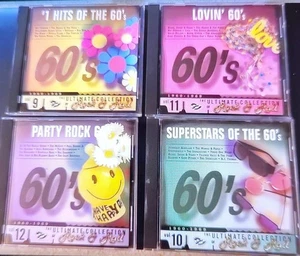 60’s Ultimate Collection 4 CDs Vol 9-12 Hits Of Loving 60s Party Rock Superstars - Picture 1 of 3