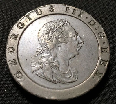 Great Britain Two Pence 1797. World Coin. Cartwheel 41mm King George 3rd - Image 1 of 4