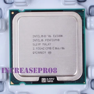 Intel Pentium Dual-Core E6500K Processor 2.93GHz LGA 775/Socket T CPU 1066 MHz - Picture 1 of 2