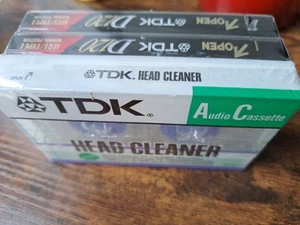 2 x TDK D120 & TDK Head Cleaner - Picture 1 of 6