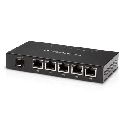 UBIQUITI ER-X-SFP EdgeRouter X EdgeMax 6 Ports Gigabit WAN/LAN/SFP Router POE - Image 1 of 4