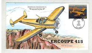 2005 COLLINS HANDPAINTED AVIATION ADVANCES CLASSIC AIRPLANES ERCOUPE 415 - Picture 1 of 1