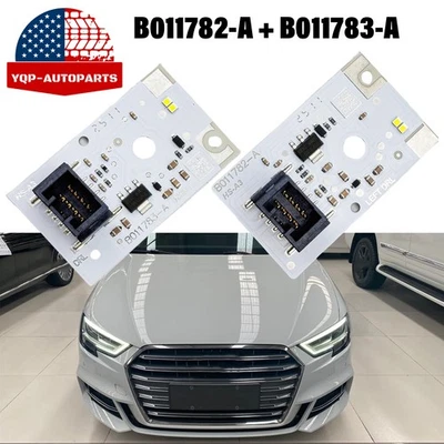 For AUDI A3 S3 8V 16-20 Full LED Headlight 2X Left & Right LED DRL Light Boards - Image 1 of 4