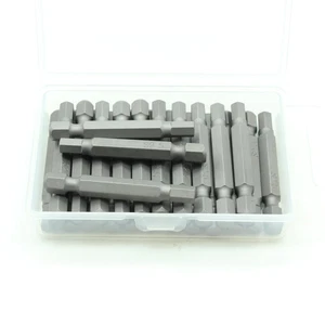 TMAX 25 pc 2" H-5 Hex 5mm Screwdriver Insert Bits Hex Shank with Security Slot - Picture 1 of 2