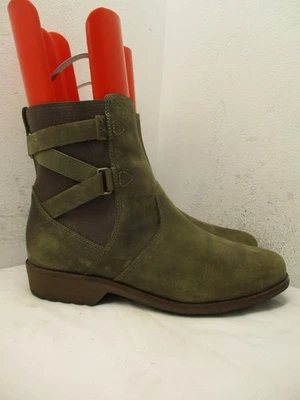 Teva Ellery Ankle Boots Sz 9.5 Olive Green 1103224 Waterproof Leather - Image 1 of 4