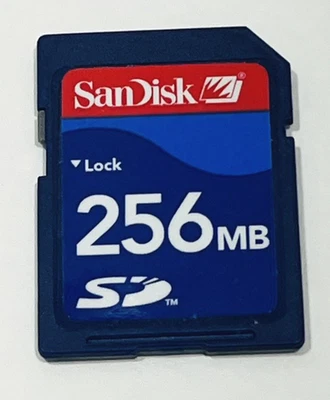 SanDisk 256MB Secure Digital Memory Card - Tested and Working - Image 1 of 3