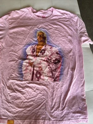 Camiseta de monopatín ENJOI Nature Boy Ric Flair para hombre rosa grande WWF WWE Foto 1 de 4