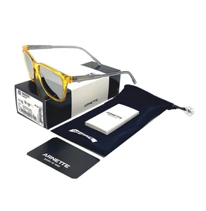 Gafas de sol Arnette AN4291 27716G 56 mm transparentes amarillo/gris espejo plateado - Imagen 1 de 12