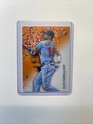 2022 Topps Pristine #213 Alex Kiriloff Orange Refractor /25 Twins - Image 1 of 2