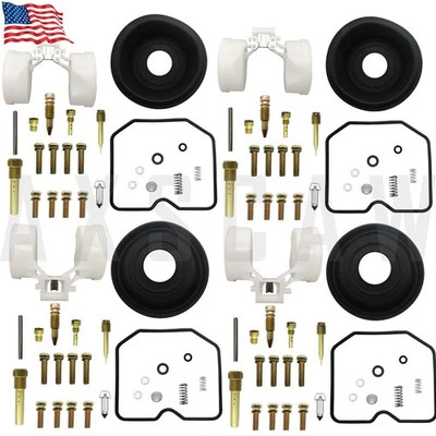 Juego de 4 carburadores flotadores diafragma Kawasaki Ninja 600R ZX600C para 88-97 Foto 1 de 4