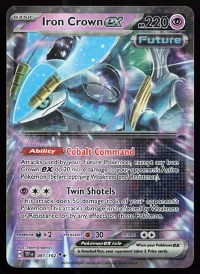 Iron Crown ex 081/162 SV05: Temporal Forces Pokémon Card - Image 1 of 2