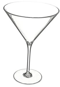 Carlisle 564607 Alibi Shatter-Resistant Plastic Martini Glass, 9 oz., 6.63" - Picture 1 of 8