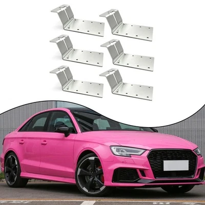 Pack of 6 3 Inch Vertical Metal T Post Brackets For Multiple Refit Applications - Image 1 of 4