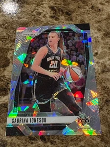 SABRINA IONESCU 2024 Panini Prizm WNBA Cracked Ice #17 Liberty - Picture 1 of 2