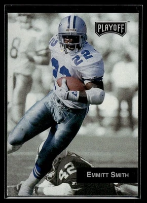 1993 Playoff Emmitt Smith Dallas Cowboys #10 - Image 1 of 2