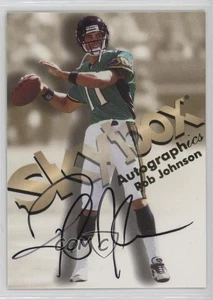 1998 Skybox Premium Autographics Black Rob Johnson Auto - Picture 1 of 4