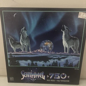Vintage 1996 Schimmel 750 Piece "Earth Song" MB Puzzle NEW Sealed - Picture 1 of 6