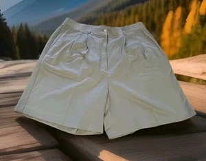 Pantaloncini da golf Ping plissettati taglia 12 beige 32" x 7" x 19" come nuovi poliestere - Foto 1 di 6