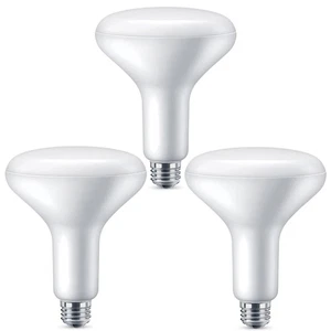 3PK - 10W BR40 LED 5000K - Daylight 800L Non-Dimmable Bulb - 60w Equiv - Picture 1 of 3