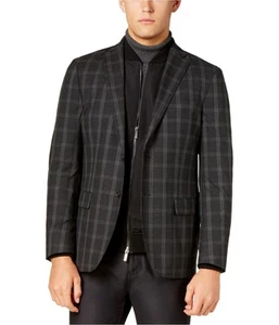 Ryan Seacrest Mens Windowpane Two Button Blazer Jacket - Picture 1 of 13