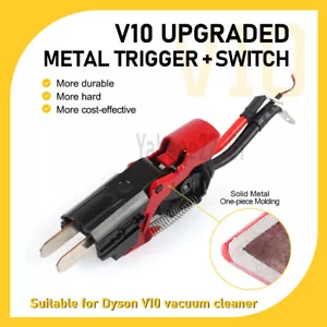 Schalterbaugruppe Metall Auslöser Knopf für Dyson V10 V11 Staubsauger - Bild 1 von 15