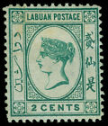 Labuan Scott 1 Gibbons 1 Mint Stamp