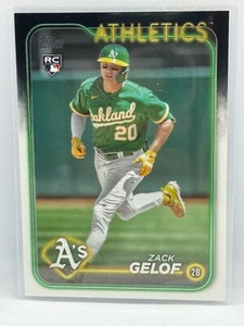 Zack Gelof Rookie 2024 Topps Serie 1 Baseball Nr. 166 - Bild 1 von 2