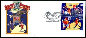 1993 # 2750 - 2753 Ringling Bros Barnum & Bailey Circus Event Special Cancel - Bild 1 von 1