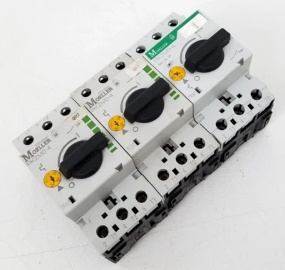 Lot of 3 PKZM0-4 Klockner Moeller Manual Motor Protector 600V *Next Day Option* - Image 1 of 4
