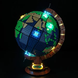 LED Light Kit for The Globe 21332 - Compatible with LEGO® 21332 (Remote Version) - Picture 1 of 12