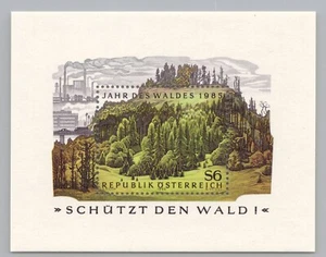 Austria Stamp Scott # 1319 Year of the Forest 1985 MNH - Picture 1 of 2