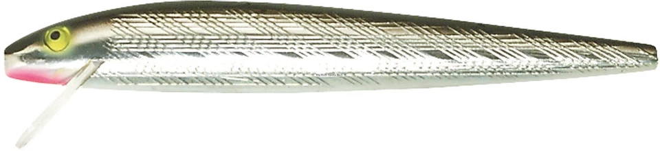 Rebel J5001 Joint D Minnow 1/8 Oz Sliver Black Fishing Hard Bait