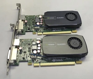 Lot of 2 Dell NVIDIA Quadro 600 1024 DDR3 PCIe Graphics Card 05YGHK - Picture 1 of 4