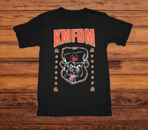 Camicia vintage vintage KMFDM fascia cotone pesante nera tutte le taglie per uomo SE260 - Foto 1 di 5