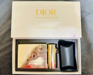 Set Dior Rouge Minaudiere Coffret 2021 Holiday LTD. Atelier of Dreams Lipstick - Picture 1 of 10