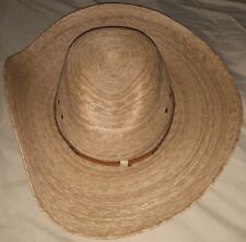 Sullivan Hatters Genuine 10X Palm Leaf Hat (4" Brim, 4 3/4" Crown, Size 7 1/2)